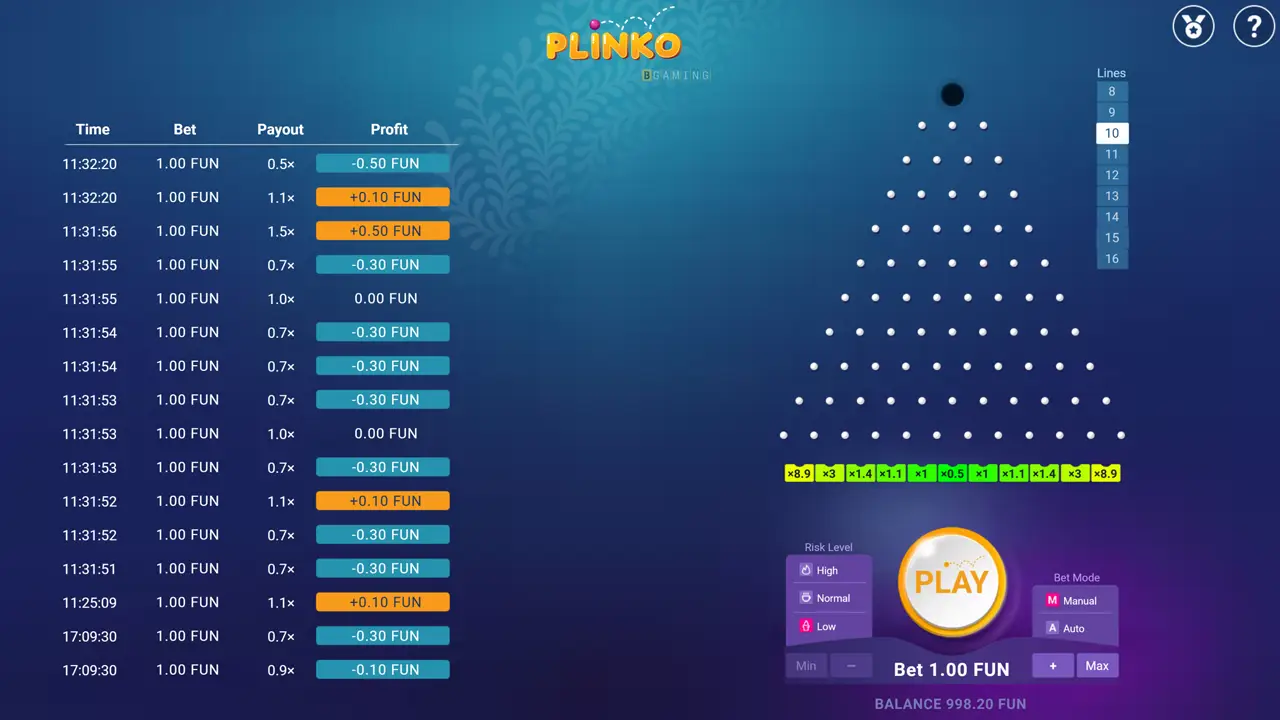 Plinko Demo